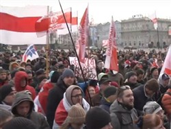 Белорусские националисты выступили в Минске против "русского фашизма" - «Общество»