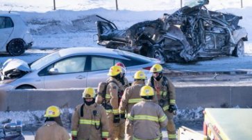 Карамболь в Канаде: 200 машин столкнулись на высокоскоростной трассе - «Происшествия»