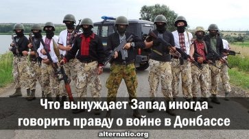 Что вынуждает Запад иногда говорить правду о войне в Донбассе - «Народное мнение»