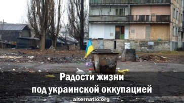 Радости жизни под украинской оккупацией - «Народное мнение»
