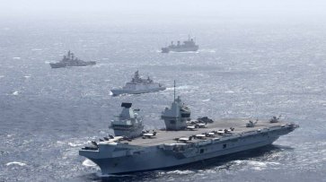 «Мы защищаем воды от Украины до Китая»: британский авианосец привёл флотилию в оспариваемую КНР акваторию - «Военные действия»