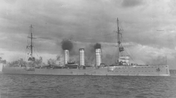 Первое крупное морское сражение Первой мировой войны - «Военные действия»