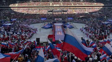Митинг-концерт в "Лужниках" посетило рекордное число зрителей за последние 5 лет