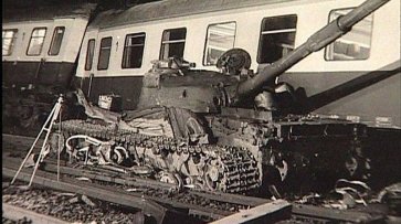 Железнодорожная катастрофа: советский танк Т-64 против немецкого поезда - «История»