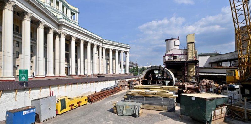 Собянин рассказал о строительстве станции "Достоевская" Кольцевой линии метро Новости