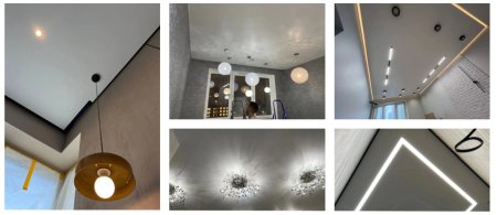 Виды натяжных потолков в Москве