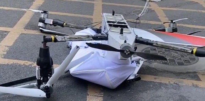 "Беспилот" показал видео с опасным крушением китайского дрона Fengyi Новости