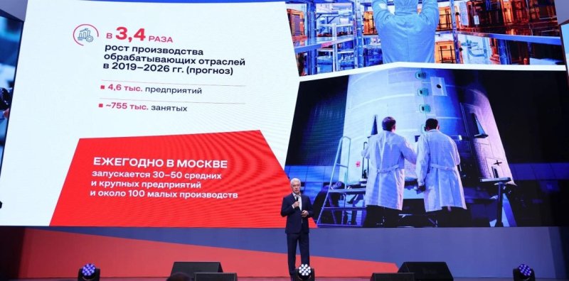 Собянин: Москва – центр высокотехнологичной промышленности Новости